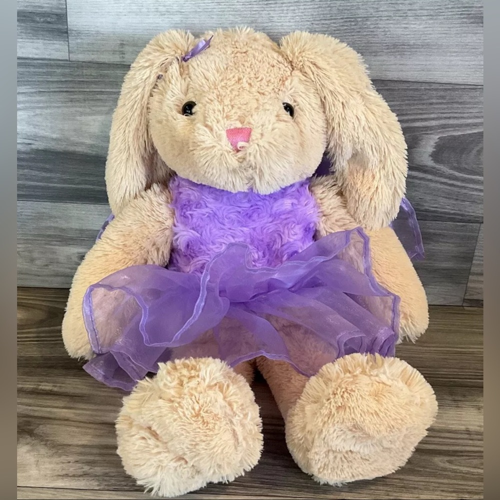 Yangzhou Bunny Rabbit W/ Purple Tutu, ￼-Adorable 19" Plush-Soft
